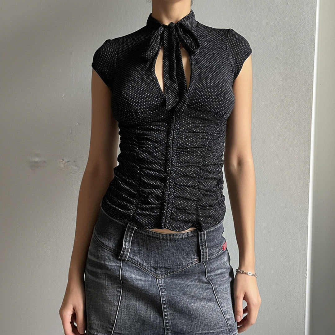 Women Elegant Ruffle Skirt with Nice Band Mirla-Eva Jonsson