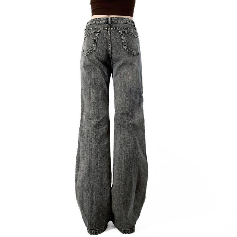 Women Flared Jeans with floral embroidery design Mirla-Eva Jonsson