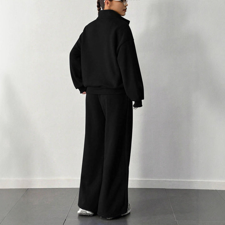 Women's casual tracksuit with high collar and loose fit Mirla-Eva Jonsson