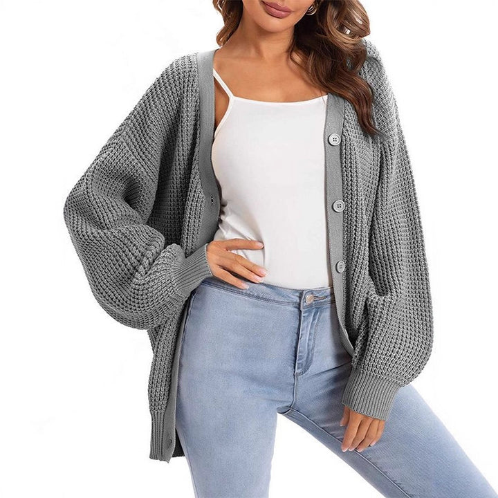 Women's chunky knit cardigan with a casual fit Mirla-Eva Jonsson