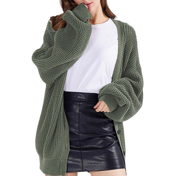 Women's chunky knit cardigan with a casual fit Mirla-Eva Jonsson