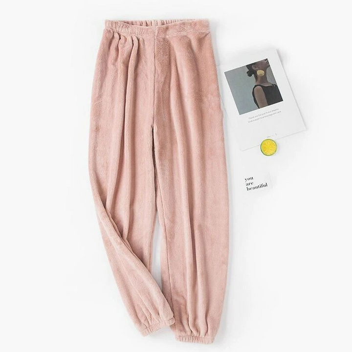 Zella Pyjamasbyxor | Dam Sköna pyjamasbyxor i fleece-Eva Jonsson